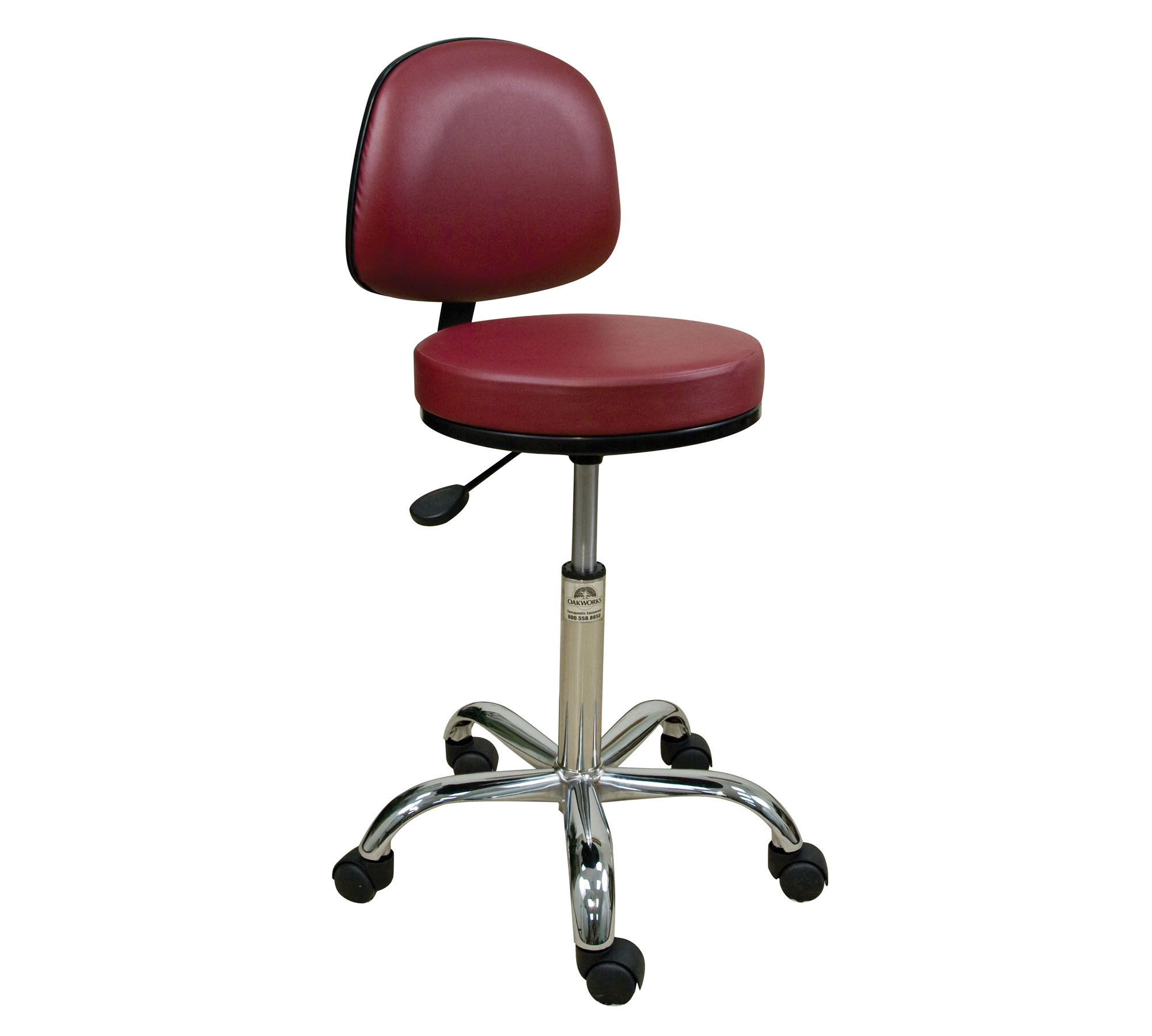 Professional Stool w Backrest